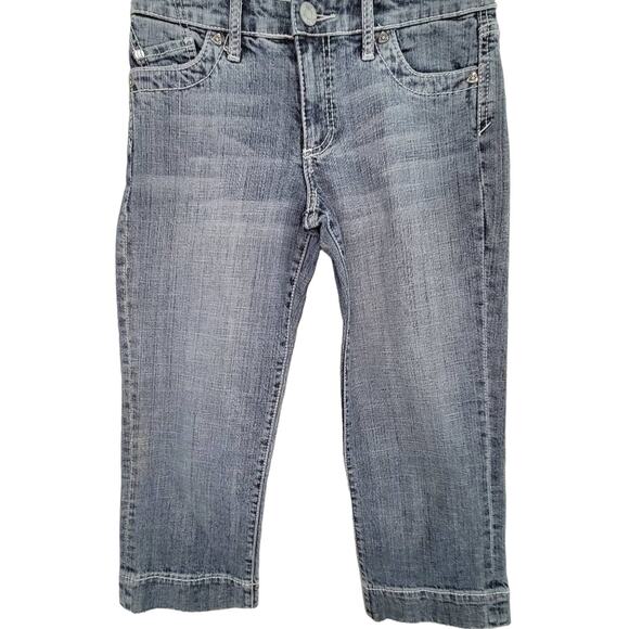 Kut From The Kloth Womens Blue Denim Capri Jeans Size 2 - Picture 1 of 10